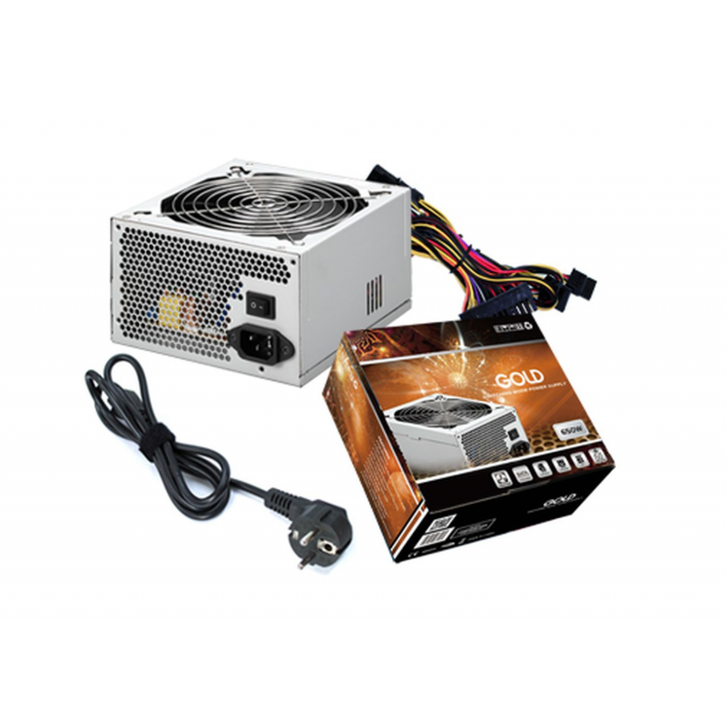 ALIMENTATION 650W VENTILATEUR 14CM SILENCIEUSE 3SATA+20+4 broches