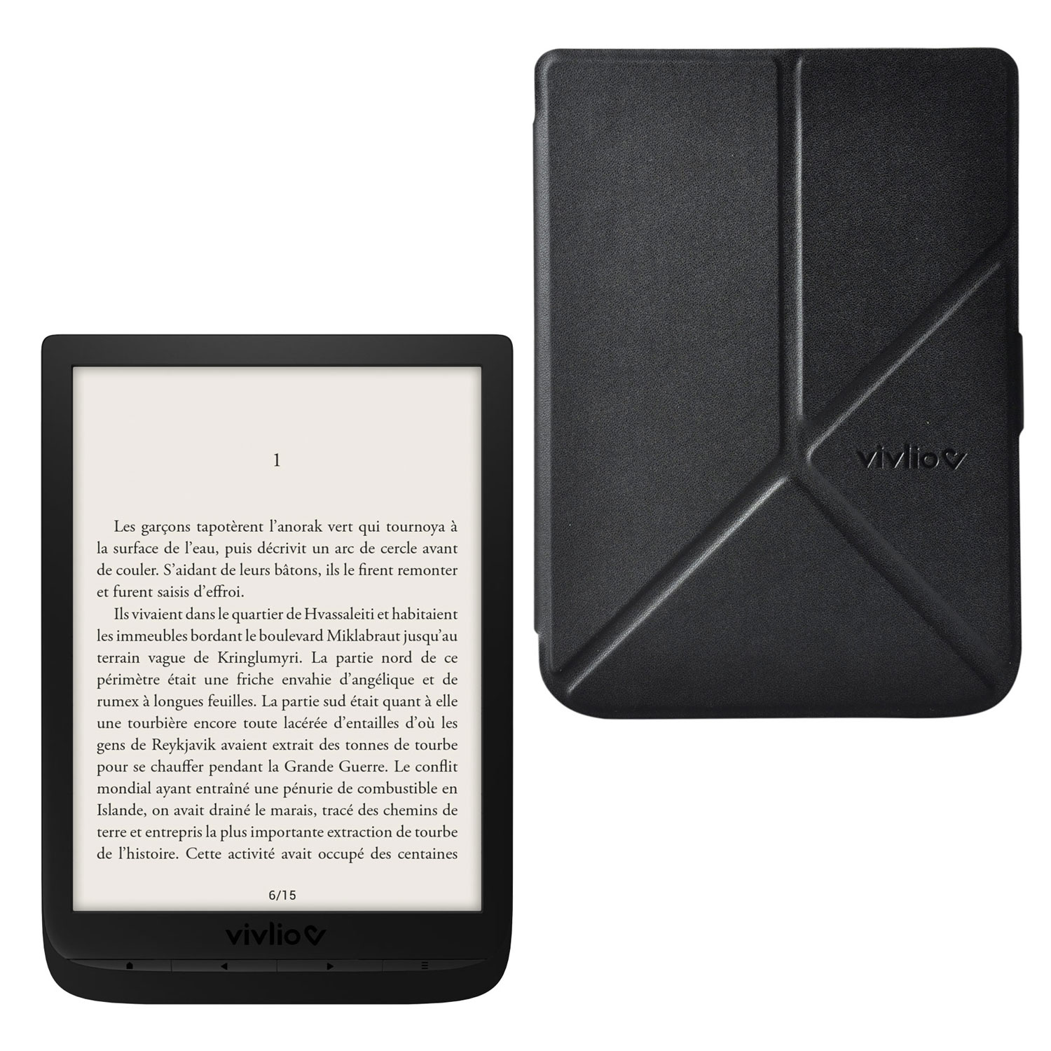 VIVLIO Liseuse INKPAD 3 NOIRE RAM 1GO - STOCK 8GO 14041872 DPI