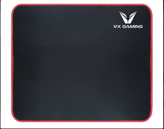 VOLKANO TAPIS DE SOURIS GAMING LARGE BLACK RED 300mm